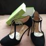 Size 6 (39) Women's Black Shoes, stiletto heels. Image 2