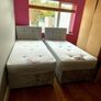 New Stylish single ,Double 4ft, 4ft6, King 5ft And 6ft Superking Sizes Divan Beds Instock. Drawers And Optional Tufted Mattresses Available. Free Delivery Image 6