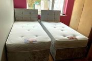 New Stylish Double 4ft, 4ft6, King 5ft And 6ft Superking Sizes Divan Beds Instock. Drawers And Optional Tufted Mattresses Available. Free Delivery