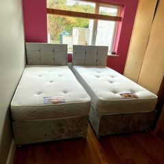 New Stylish Double 4ft, 4ft6, King 5ft And 6ft Superking Sizes Divan Beds Instock. Drawers And Optional Tufted Mattresses Available. Free Delivery