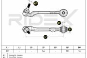 F30 Suspension arm Left