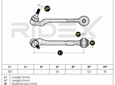 F30 Suspension arm Left