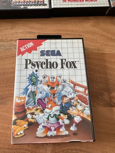 Sega Master System console and games Sonic