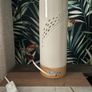 Genuine Belleek Ceramic Table Lamp with Wooden Base Image 2