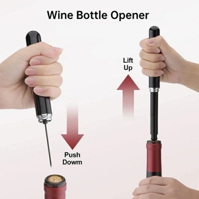 Wine bottle opener