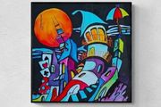 Original hand paint picture, painting by Strzala