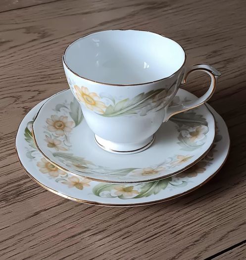 Vintage Duchess Greensleeves Tea Trio Set