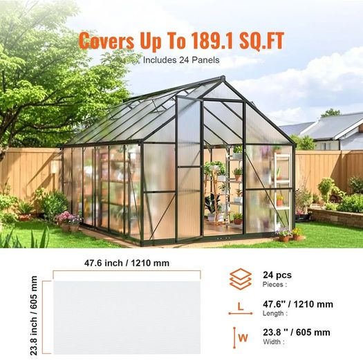 28  polycarbonate Sheets  Greenhouse Sheets