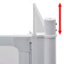 Shower Bath Screen Wall L Shape 70 x 120 x 140 cm 4 Panels Foldable Image 6