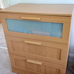 2 x Brimnes Chest of 3 Drawers