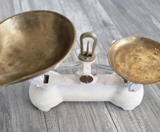 Vintage Weighing Scales and weights