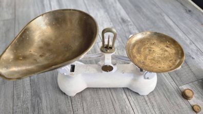 Vintage Weighing Scales and weights