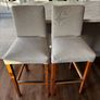 2  IKEA BERGMUND Bar Stools with Backrest Image 2