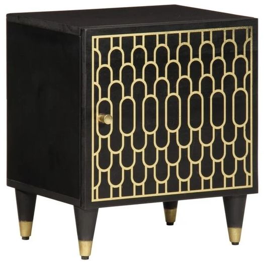Bedside Cabinets 2 pcs 40x33x46 cm Solid Wood Mango
