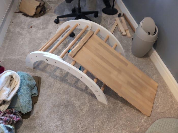 kids climbing frame and slide