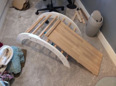 kids climbing frame and slide