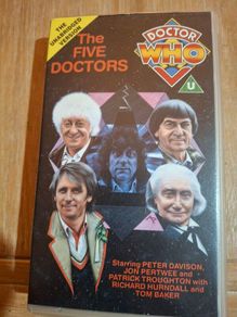 Doctor Who VHS Five Doctors in very good condition