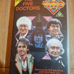 Doctor Who VHS Five Doctors in very good condition