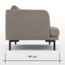 Made.com Herman 2 Seater Sofa, Grey Image 3