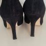 ZARA black/navy embellished sock boots Sz 38 (Fit 5UK) - Rrp 59.99 Image 7