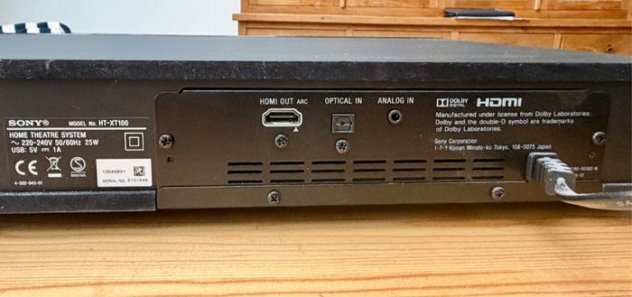 Sony HT XT 100 sound base
