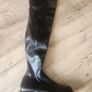 Over the knee black boots never used tried on in house. Image 3