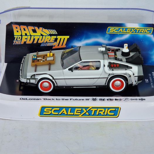 Scalextric DeLorean Back to the Future 3 Slot car ( C4307  street classic tv )