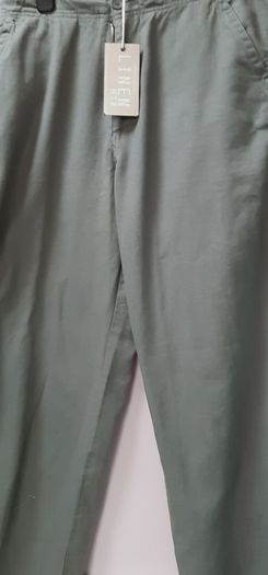 New linen/cotton trousers with tag