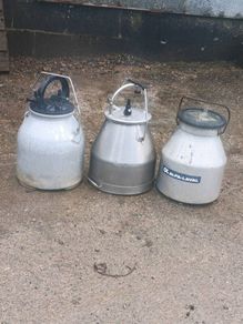 Milking buckets for sale with lids (As new)