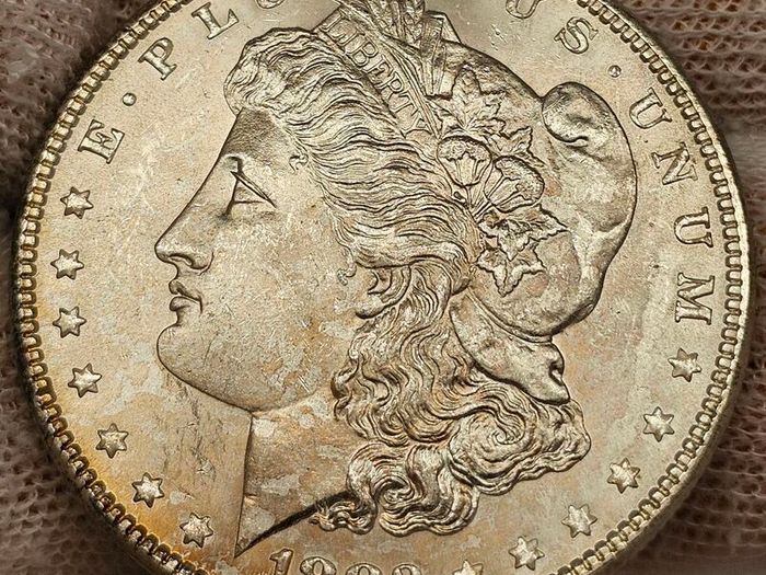 USA United States Silver 1882 Morgan Dollar Beautiful Uncirculated Lustrous Superb!