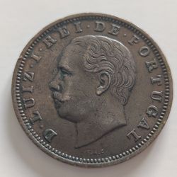 Portugal 20 Reis 1884. Luiz I