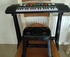Child's Keyboard and Stool