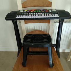 Child's Keyboard and Stool