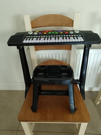 Child's Keyboard and Stool