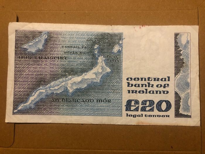20 Irish Pound B series
