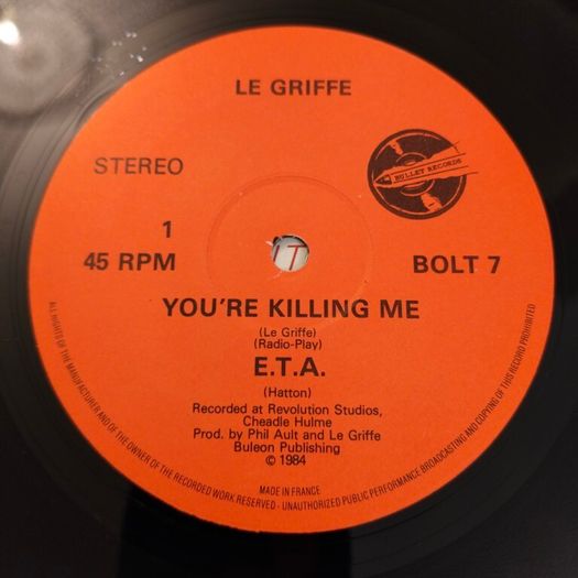 Le Griffe - You're Killing Me