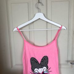 Girls Pink Daisy Duck vest