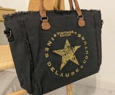 Canvas Tote Bag Black - BRAND NEW