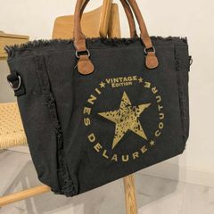 Canvas Tote Bag Black - BRAND NEW