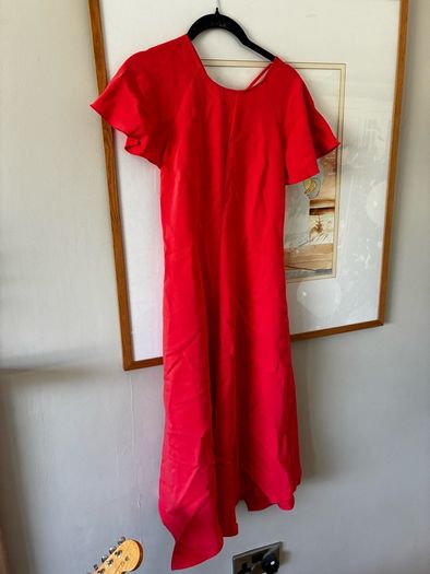 Reiss coral dress