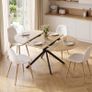 Extendable Dining Table 4-6 People  110-150 x 76cm Image 4