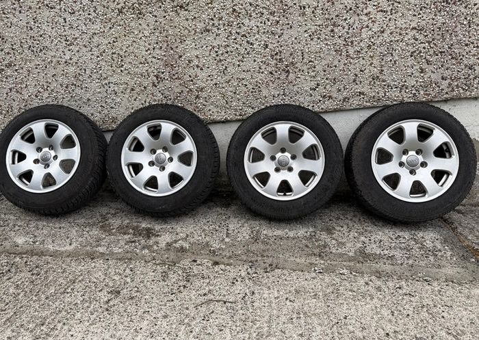 Audi/VW/Skoda/Seat 5x112 Alloy Wheels & Winter Tyres Set of 4 Audi A3 OEM Bridgestone Blizzak LM005