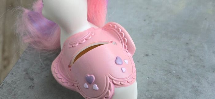 Baby Belle Princess Swan Tonka Keypers same era as MLP G1 not My Little Pony