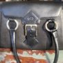 Vintage Chesneau Black Leather Bag Image 10