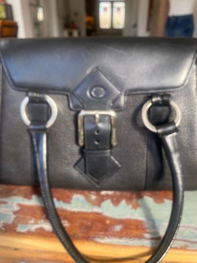 Vintage Chesneau Black Leather Bag