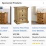 Corona 3 Drawer Bedside Locker. Image 8