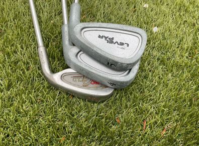 Set of 3 irons Pro Gold and Memphis  3 4 and 5