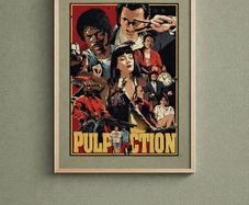 Unique Pulp Fiction Canvas Poster - FREE POST