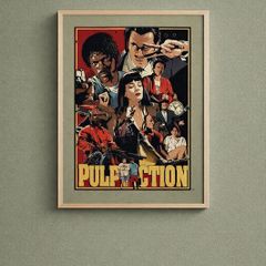 Unique Pulp Fiction Canvas Poster - FREE POST
