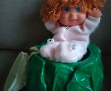 Vintage Cabbage Patch Cauliflower Doll Effe Italy 1984